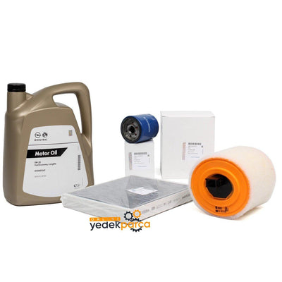 90-150 Opel Astra K 1.0 /1.4 Gasoline Turbo 90-150 PS Genuine Filter Set + 5 LT — Auto Parts Hall, Maintenance & Service Kits