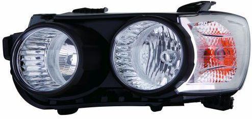 depo left headlight assembly for chevrolet aveo hatchback, close view of depo 2351114lmldem2 headlight assembly DEPO Chevrolet Aveo Hatchback Headlight - Left Side (2011-2015) | High Quality Replacement Part for Car Owners & Mechanics DEPO Chevrolet Aveo Hatchback Headlight - Left Side (2011-2015) depo, chevrolet-aveo, headlights, car-parts, replacement-parts, automotive-lighting, mechanics, car-owners, ai-generated, automotive