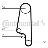 Continental CTAM CT845 Timing Belt - Precision Fit for VW Polo 1.0 (94-99) — Belts