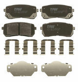 TRW GDB3449 Rear Brake Pad Set - High-Performance Upgrade for Hyundai Ix55 — Brake Pads