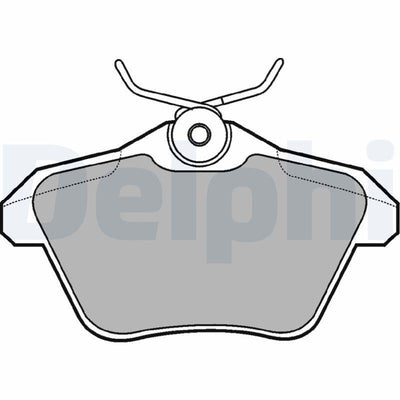 Delphi LP1018 Brake Pad Rear Kappa (838) 2.0-3.0 20V/24V 94-01 — Brake Pads