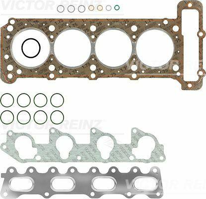 victor cylinder head gasket set for c-class w202, high quality engine gasket for mercedes w202 and s202, gasket installation for mercedes benz Victor Cylinder Head Gasket Set - Quality Replacement for C-Class W202 and S202 (93-00) | M111.920 Victor Cylinder Head Gasket Set - C-Class W202/S202 93-00 victor, c-class-gasket-set, mercedes-gasket, head-gasket, engine-repair, mechanics-tools, car-parts, automotive, ai-generated
