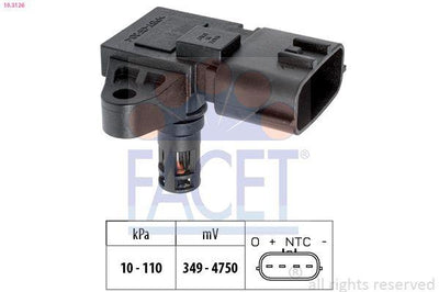 Facet 10.3126 Air Pressure Sensor Nissan Micra 2002-2010 K12 Body-Ssanyoung Tivoli 2015-> — Vehicle Sensors & Switches