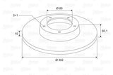 VALEO Disc Brake 197594 - High-Performance Replacement for 10-ASX-Outlander — Brake Rotors & Drums