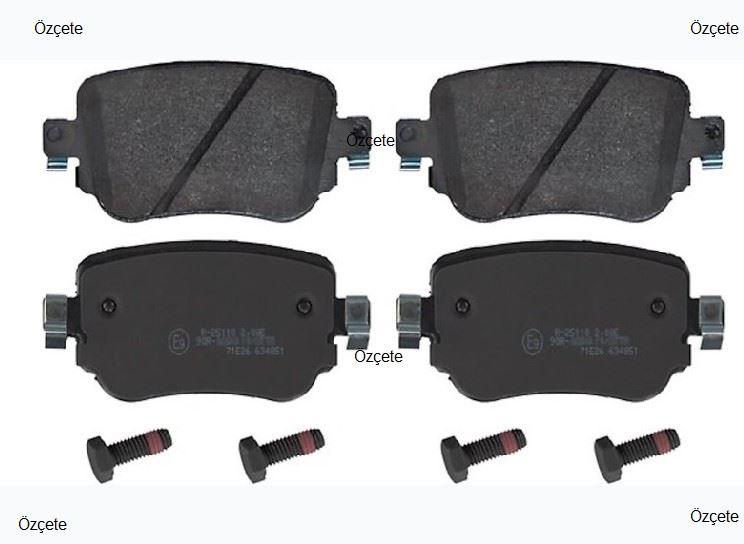 FROW FREN 7031102003 Brake Pad Rear 1041 mm Seat Leon Skoda Octavia III Audi A1 VW Caddy IV 15-Alhambra Sharan 1 — Brake Pads