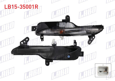 LABO LB15-35001R Headlight Turn Signal Right Renault Megane IV — Tail, Signal & Reflectors