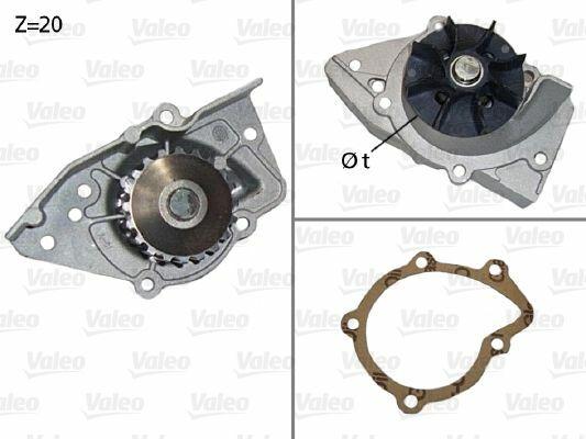 VALEO 506574 Water Pump - Engine Cooling for Expert Jumpy Scudo P406 P306 Xsara — Water Pump & Thermostat
