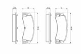 BOSCH Rear Brake Pads