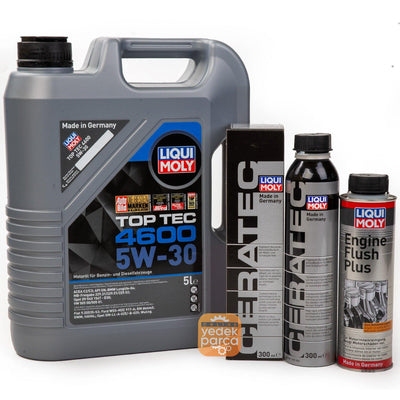 LIQUI MOLY Top Tec 4600 5W-30 Dexos2 5 Litre Motor Oil ( 2316 ) + Ceratec ( 7181 ) + En — Auto Parts Hall, Fluids & Chemicals