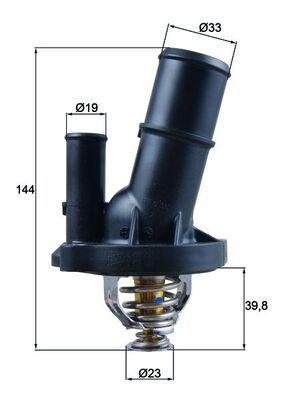 Mahle TI23082 Thermostat Range Rover Evoq 2.0 I 2011 — Water Pump & Thermostat