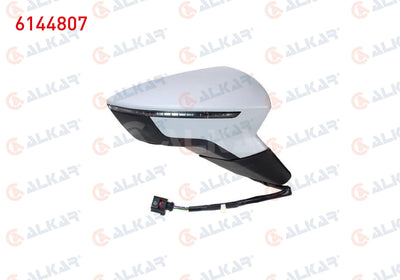 Alkar 6144807 Complete Mirror Right Leon 13 > Folding — Mirrors