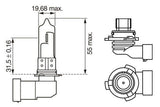 BOSCH HB4 Headlight Bulb - 12V 51W Pure Light — Headlights