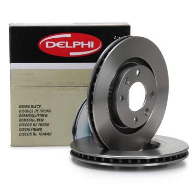 Delphi BG4092C Chevrolet Captiva / Opel Antara Front Brake Disc Set — Brake Rotors & Drums