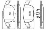 BOSCH 0986494837 — Brake Pads