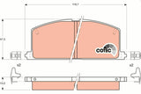 TRW GDB323 Brake Pad Set - Camry Liftback & Sedan, Carina IV — Brake Pads