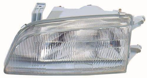 depo left headlight for suzuki swift 1989-1994, front view of depo left headlight DEPO Left Headlight for Suzuki Swift 1989-1994 - ECE Approved, H4 Bulb | Vehicle Owners & Mechanics DEPO Left Headlight for Suzuki Swift 1989-1994 depo, suzuki-swift, left-headlight, auto-parts, vehicle-owners, mechanics, headlight-replacement, automotive-lighting, car-maintenance, ai-generated