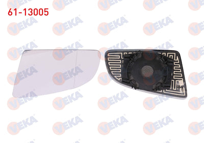 Veka 61-13005 Mirror Glass Aspheric Left Audi A3 2003-2009 / A6 2001-2007 / A6 2004-2011 — Mirrors