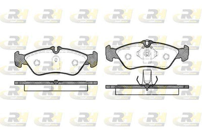 ROADHOUSE 2580.00 Brake Pad G-Series W463 97-04 Rear Lt-Sprinter 96-06 — Brake Pads