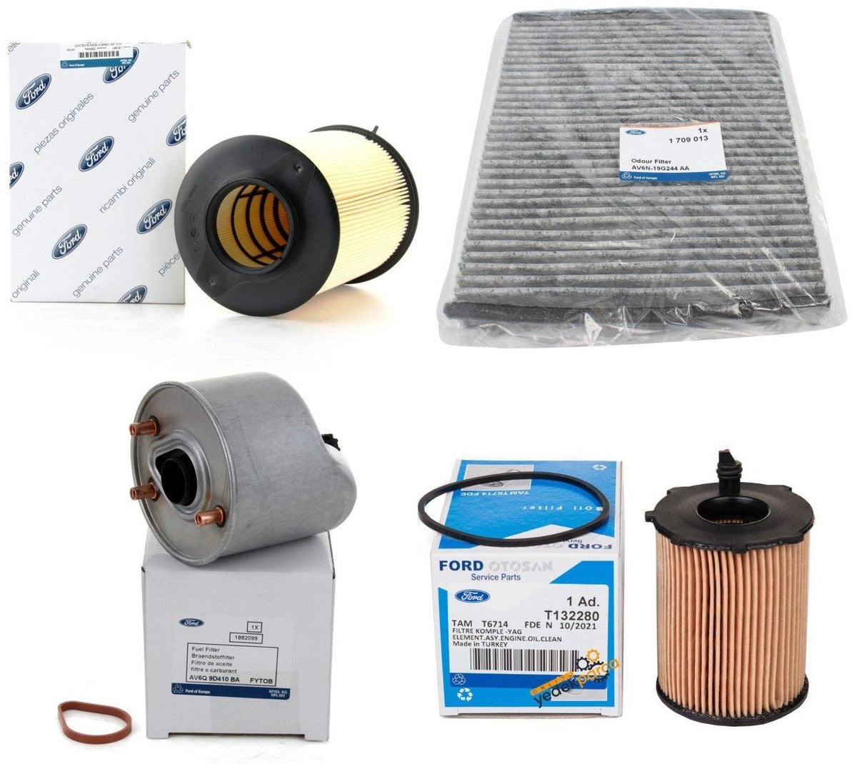 Ford Focus 2011-2014 1.6 TDCI Oil Maintenance Kit - Original Ford Parts — Maintenance & Service Kits