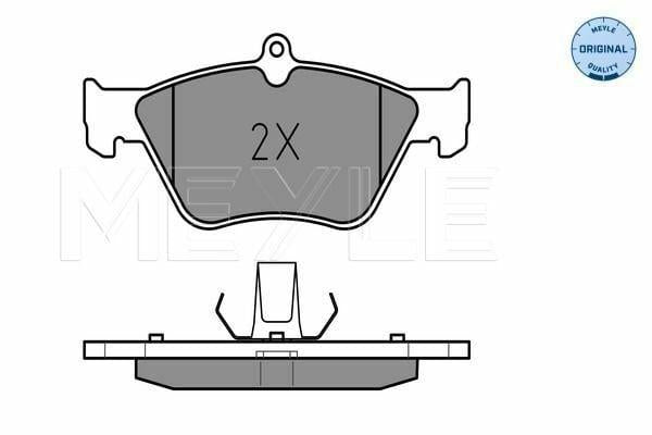 MEYLE Brake Pads - Front Set for Opel Omega B 2.0