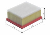 BOSCH Air Filter - Compatible with 02 Partner 1.9-2.0 DW8-DW10 — Air & Cabin Filters