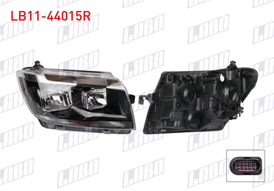 LABO LB11-44015R Headlight Right Volkswagen Crafter 2018-/ Man Tge 2017 — Headlights