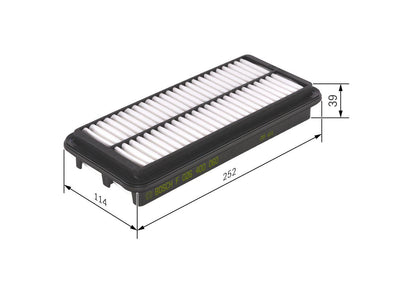 Bosch F026400060 Air Filter Picanto 2004 > — Air & Cabin Filters