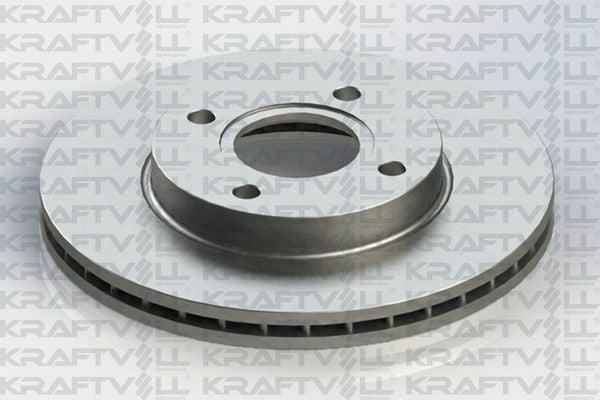 KRAFTVOLL Brake Disc 07040039 - Ventilated Design for Focus 98-Fiesta 00-02 — Brake Rotors & Drums