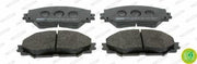 ferodo fdb1891 brake pad set front view, ferodo fdb1891 brake pad dimensions, ferodo fdb1891 packaging FERODO FDB1891 | Front Brake Pad Set for Toyota Corolla & Auris - Compatible with 1.4 & 1.6 VVTI | 4 Pieces FERODO FDB1891 Brake Pads Set for Corolla & Auris ferodo, brake-pads, car-parts, toyota-corolla, toyota-auris, brake-system, vehicle-maintenance, car-repair, mechanics, ai-generated