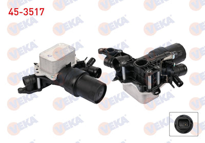 Veka 45-3517 Oil Cooler Complete Renault Clio V / Symbol II / Megane IV / Kangoo IV / Dacia Duster II / Lodgy / — Oil System