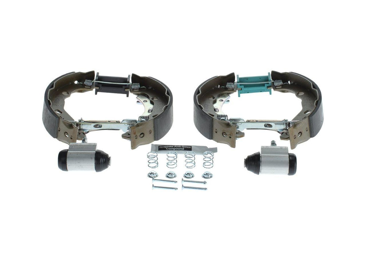 Bosch 0204114680 Brake Shoe Kit Peugeot 208/301 1.2 VTi 12-, Citroen C-Elysee — Brake Cables & Hardware