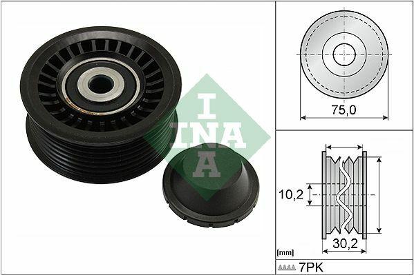 ina alternator belt tensioner, alternator belt tensioner for nissan vehicles, ina 532066810 specifications INA Alternator Belt Tensioner for Nissan Qashqai, Juke, Micra & Renault | 75mm Diameter INA Alternator Belt Tensioner - Nissan Vehicles ina, alternator-belt-tensioner, nissan-parts, renault-parts, vehicle-maintenance, mechanics-tools, car-parts, engine-parts, auto-repair, ai-generated