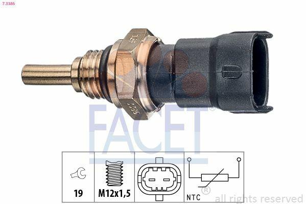 FACET 7.3386 Temperature Sensor - Compatible with Aveo T250 — Temperature Sensors & Switches