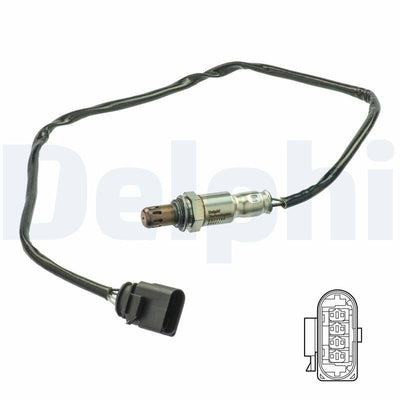 Delphi Lambda Sensor ES21148-12B1 - Compatible with VW Golf, Passat and 3 more models — Oxygen & Air-Fuel
