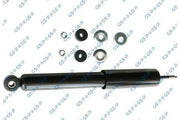 gsp front shock absorber for mazda bt50, oil-filled shock absorber for ranger, under vehicle view of shock absorber installation GSP Front Shock Absorber - Compatible with Mazda BT50 & Ranger | Oil-Filled GSP Front Shock Absorber for Mazda BT50 & Ranger gsp, shock-absorber, mazda-bt50, ranger-4x4, car-maintenance, mechanics, automotive-parts, suspension-system, oil-filled-shocks, ai-generated