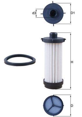 Mahle HX232D Mercedes W176-W177 / W246-W247 / C117-C118 / X156 Automatic Transmission Oil Filter 2012 >