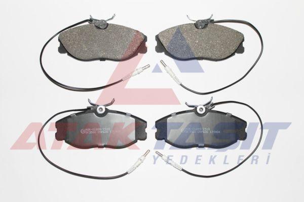 AP 05P620 Brake Pad Front with Connector Peugeot 406 (8B) 2.0i 15 Rim 1995-2004 / 406 (8B) 2.0 HDi 15 Rim 1995-2 — Brake Pads