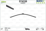 VALEO Silencio X-Trm Flat Blade VM257 (X1) - 14 Inch Rear Wiper for Volvo V70 III and XC70 II — Wipers