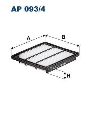 FILTRON AP093-4 Air Filter - Fits 2012-2016 Freemont 2.0Jtd — Air & Cabin Filters
