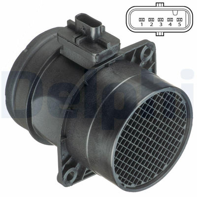 Delphi AF10397-12B1 Mass Air Flow Sensor Amarok Caddy Crafter Golf Passat Tiguan Transporter T6 2 — Engine Management Sensors