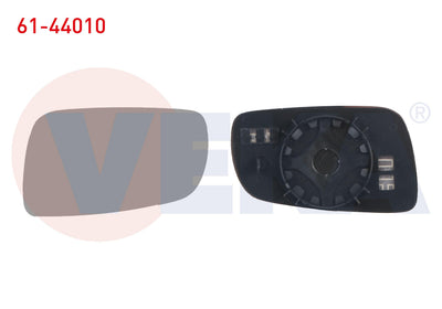 Veka 61-44010 Mirror Glass Left Heated Aspheric VW Golf IV / Passat / Bora — Mirrors