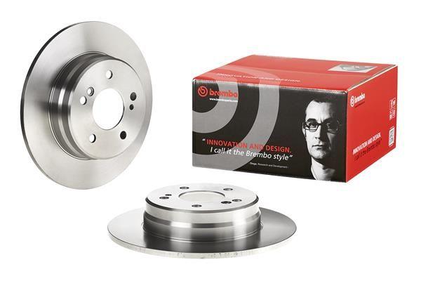 Brembo 08.5178.30 Brake Disc Rear Mercedes W124/W202/W203/W210 85-08 Set — Brake Rotors & Drums