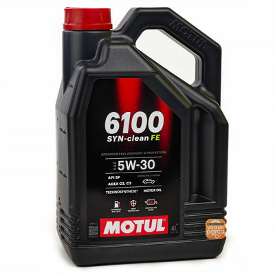 Motul 6100 SYN-Clean FE 5W30 Motor Oil - Advanced Fuel Economy & Protection — Fluids & Chemicals