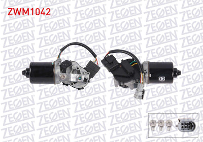 Zegen ZWM1042 Wiper Motor Front 12V Renault Clio II 1998-2005 / Symbol 2002-2009