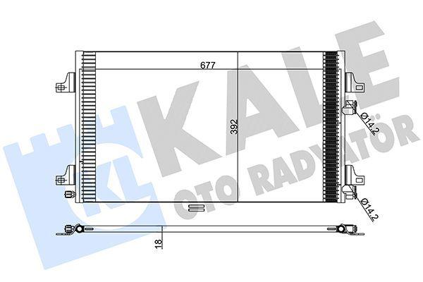 Kale Climate Radiator Condenser 01-05 Laguna — Condensers & Evaporators