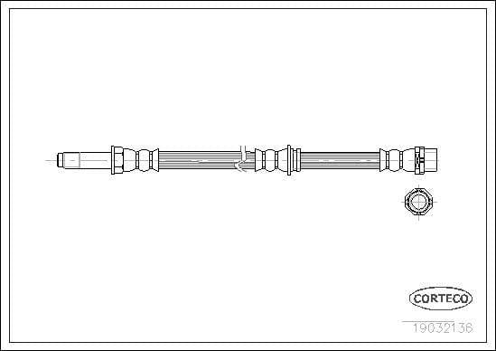 corteco brake hose e46, rear brake hose for e46, corteco vehicle parts CORTECO Brake Hose - Rear E-46 for Vehicle Owners & Car Enthusiasts | 19.7 in CORTECO Brake Hose E-46 corteco, brake-hose, e46-parts, vehicle-owners, car-enthusiasts, auto-parts, brake-system, rear-axle-hose, car-maintenance, ai-generated