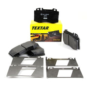 textar front brake pad set for mercedes e series, brake pads for mercedes benz w211, textar brake pads box packaging Textar Front Brake Pad Set for Mercedes E Series W211 E200 Kompressor (Sport Package) Textar Front Brake Pads for Mercedes E Series textar, front-brake-pads, mercedes-e-series, w211, e200-kompressor, sport-package, brake-pads-set, german-quality, auto-parts, ai-generated