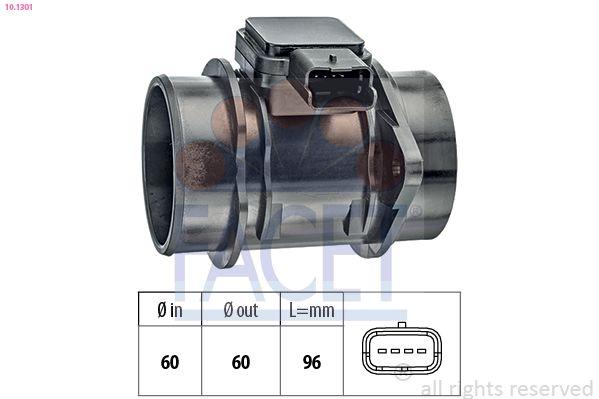 Facet 10.1301 Air Debimetresi Peugeot 207 107 206+ Bipper Nemo C2 C3 Fiesta Fusion 1.4 HDi — Engine Management Sensors