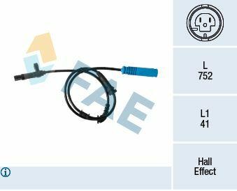 fae abs sensor mini r-50 r-52 r-53 front, front axle wheel speed sensor specifications FAE ABS Sensor Mini R-50/52/53 - Front Axle Wheel Speed Sensor | 752 mm Cable Length FAE ABS Sensor Mini R-50/52/53 - Front Mounted fae, abs-sensor, mini-r50, mini-r52, mini-r53, front-axle, car-parts, vehicle-repair, auto-parts, ai-generated