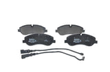 BOSCH 0986494844 Brake Pads Front - Low-Metallic, ECE-R90 Certified